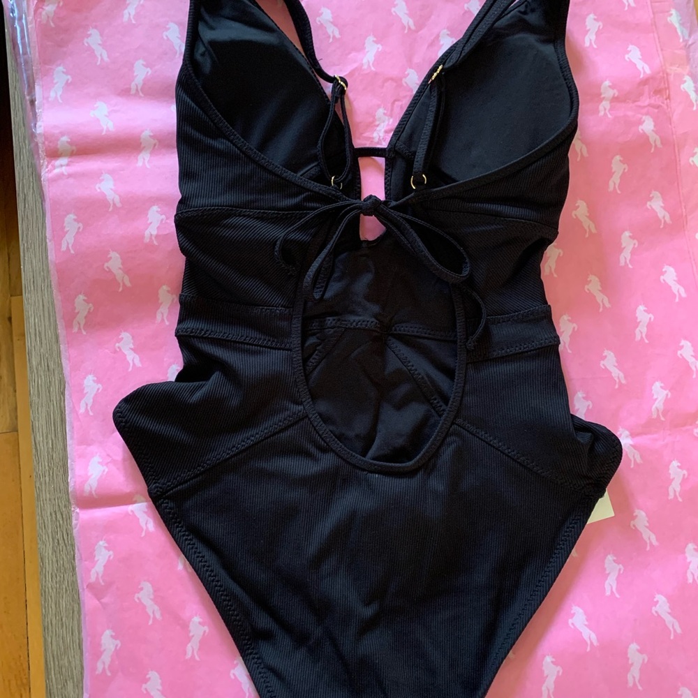 Black One-Piece Swimsuit